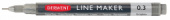 Ручка капиллярная Graphik Line Maker 0.3 графит